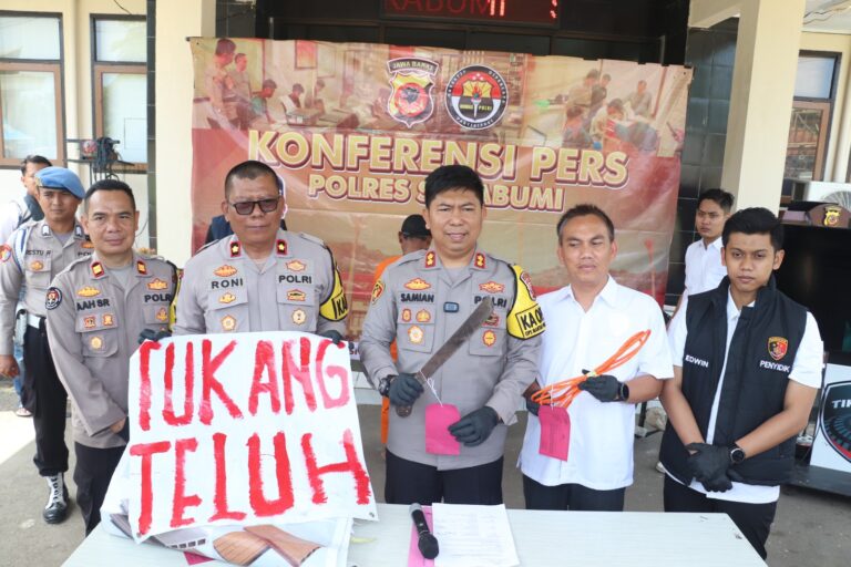 Gegara Warisan, Kakak Bacok Adik dan Tuduh Dukun Santet di Palabuhanratu