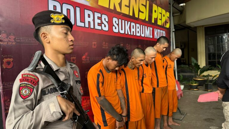 3 Bulan Bobol 15 Minimarket Hasilkan Rp700 Juta, 5 Warga Sukabumi Diciduk Polisi