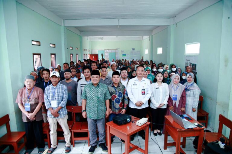 Sosialisasi Program Makan Bergizi Gratis Bersama Mitra Kerja BGN Hadir di Desa Nagrak Sukabumi