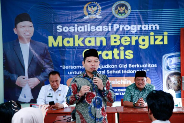 Sosialisasi Program Makan Bergizi Gratis Bersama Mitra Kerja BGN Hadir di Desa Nagrak Sukabumi